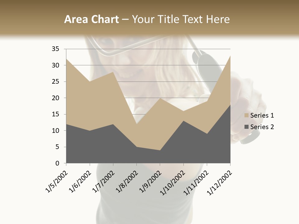 Young Decor White PowerPoint Template