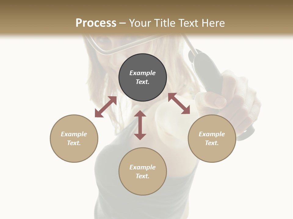 Young Decor White PowerPoint Template