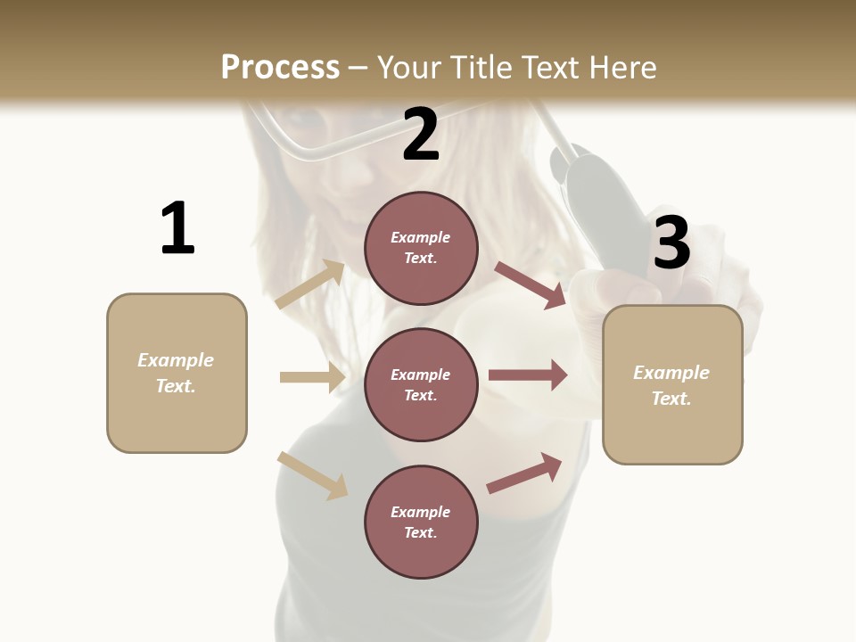 Young Decor White PowerPoint Template