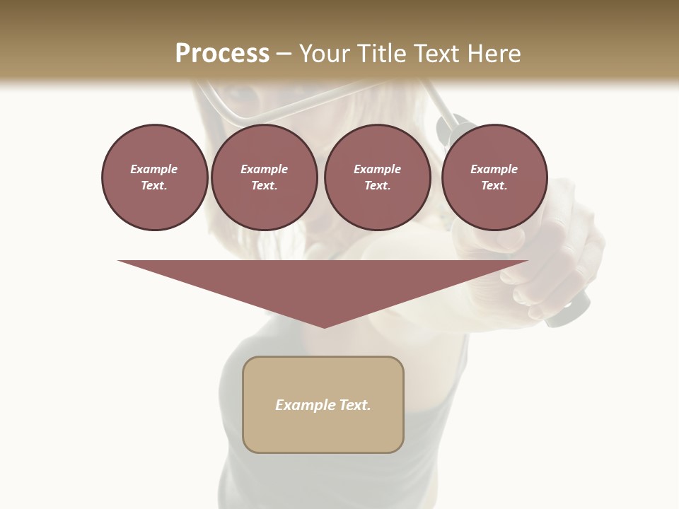 Young Decor White PowerPoint Template