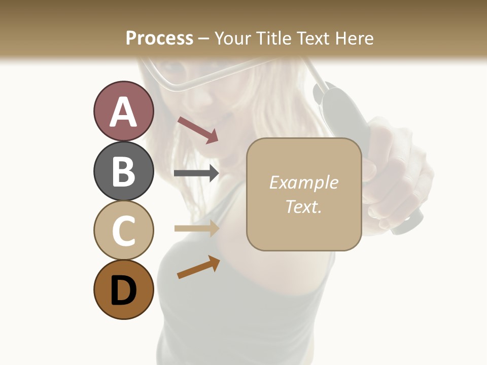 Young Decor White PowerPoint Template