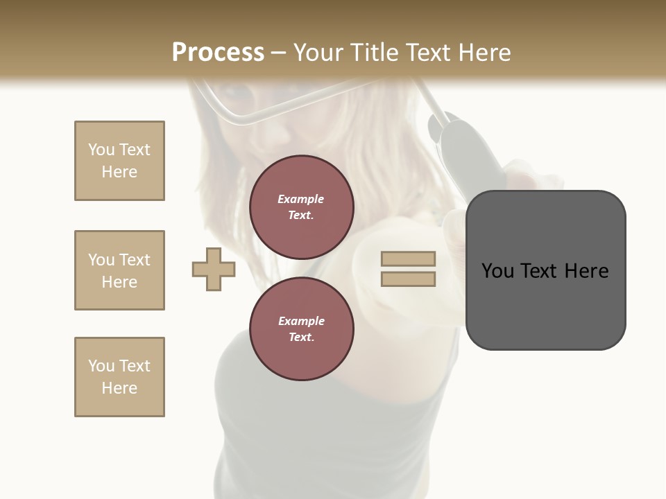 Young Decor White PowerPoint Template
