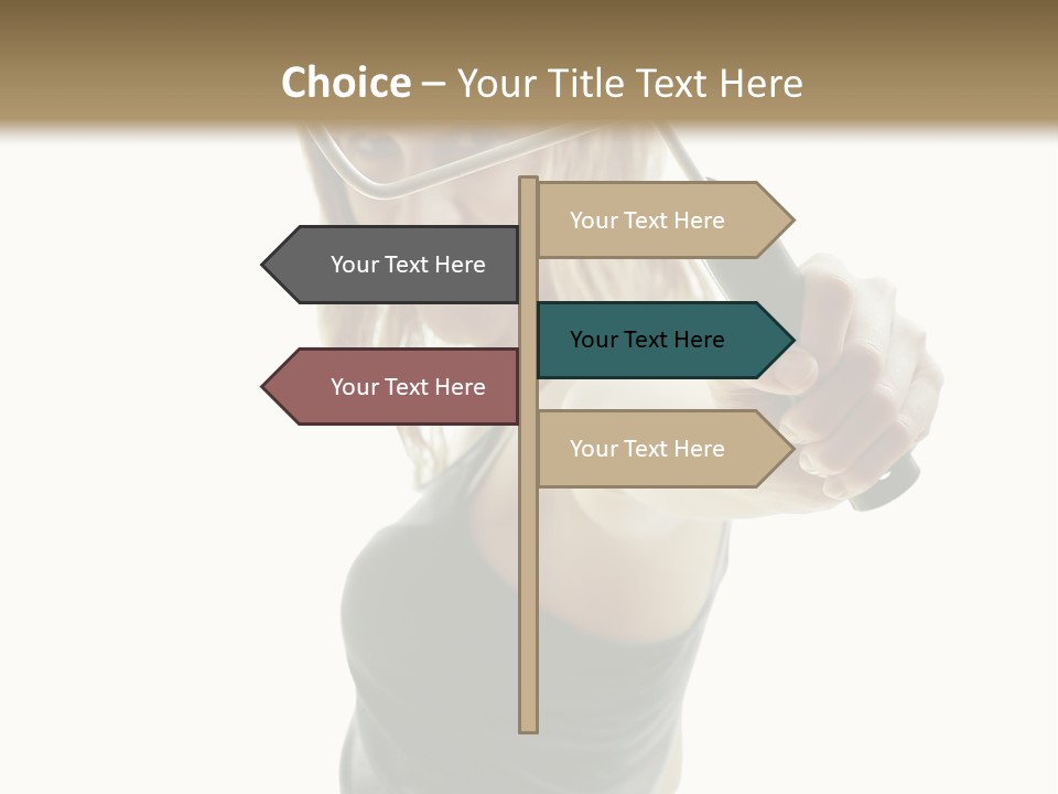 Young Decor White PowerPoint Template