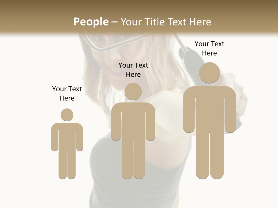 Young Decor White PowerPoint Template