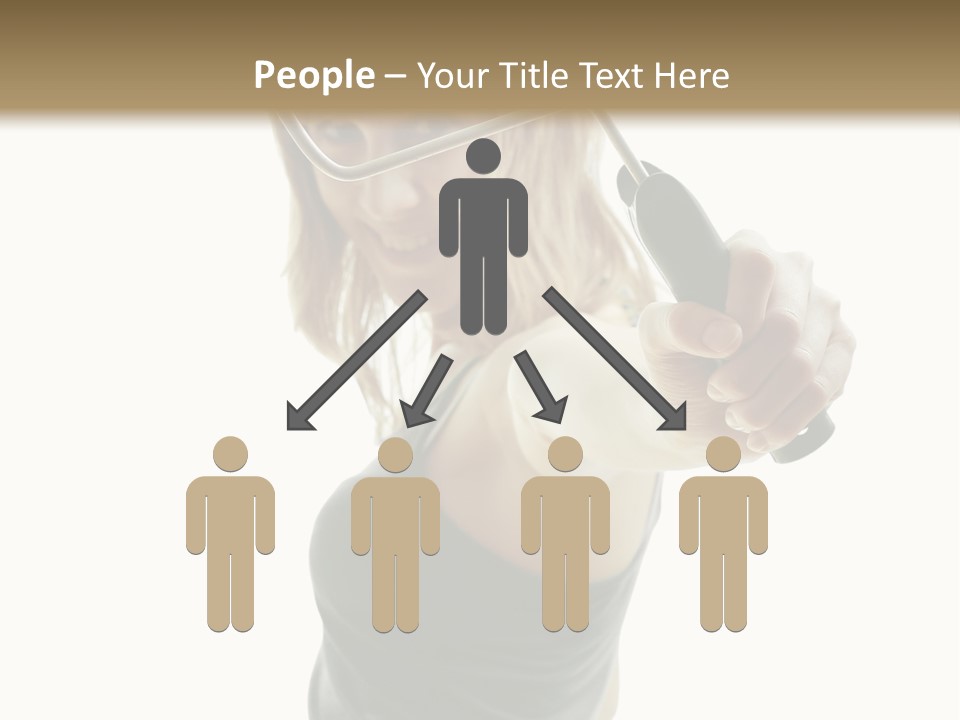 Young Decor White PowerPoint Template