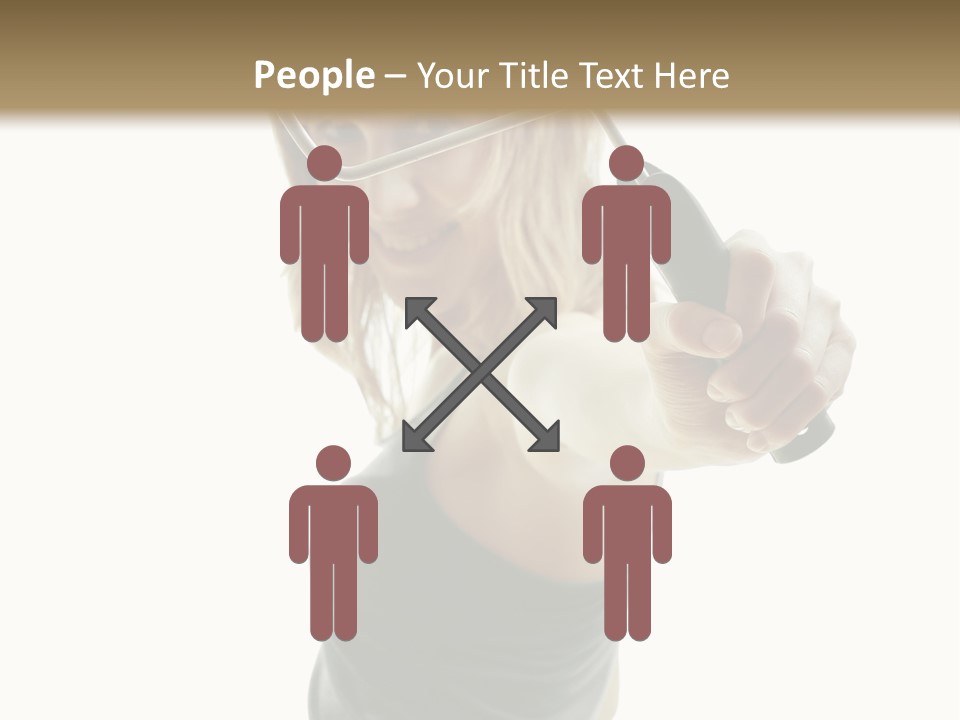 Young Decor White PowerPoint Template