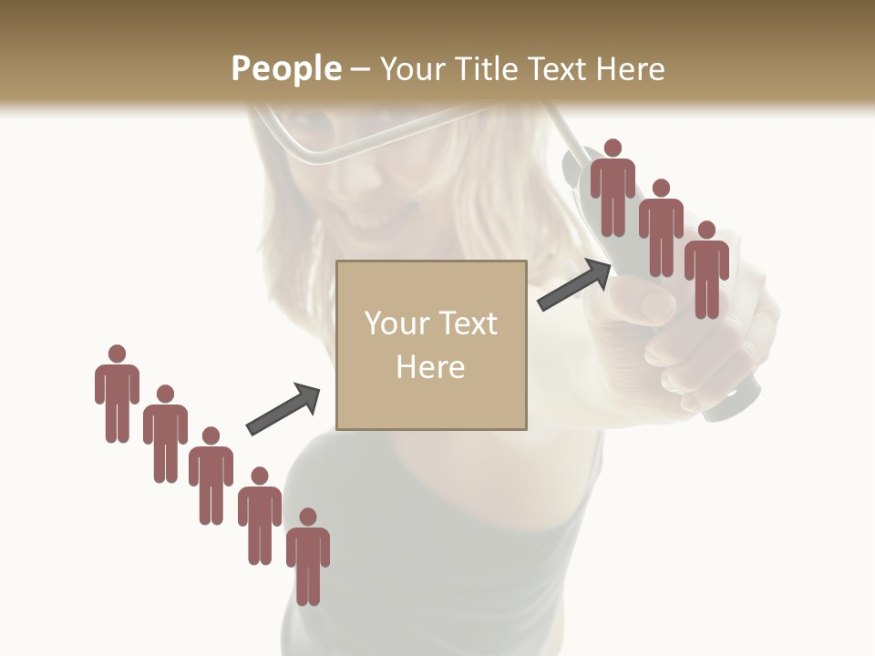 Young Decor White PowerPoint Template