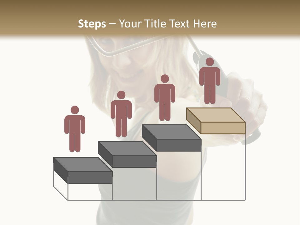 Young Decor White PowerPoint Template