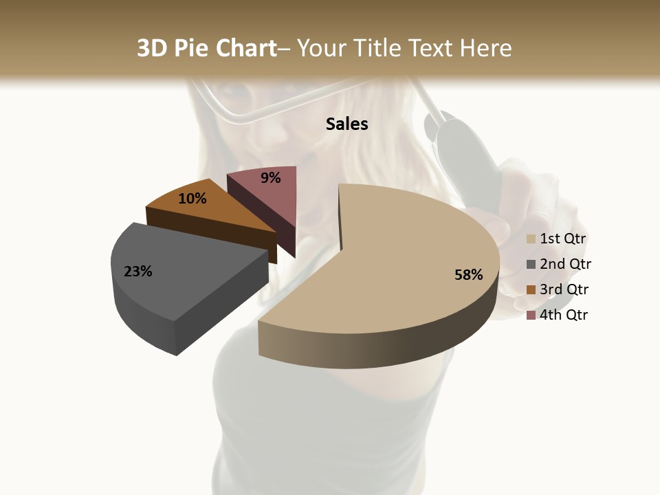 Young Decor White PowerPoint Template
