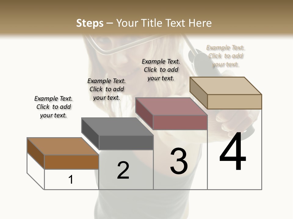 Young Decor White PowerPoint Template