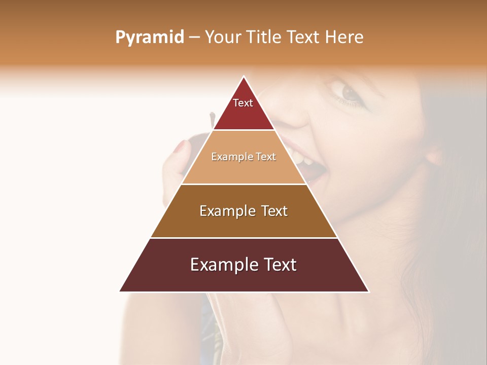 Holding Tanned Caucasian PowerPoint Template