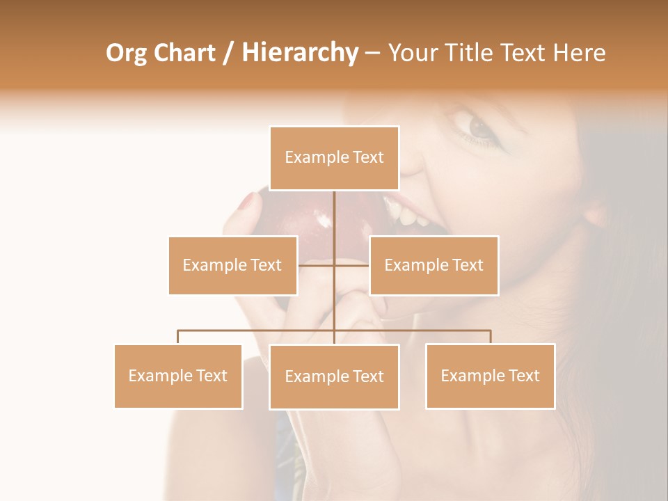 Holding Tanned Caucasian PowerPoint Template