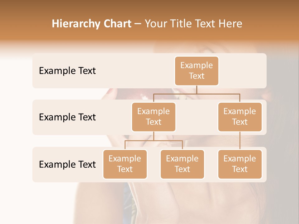 Holding Tanned Caucasian PowerPoint Template