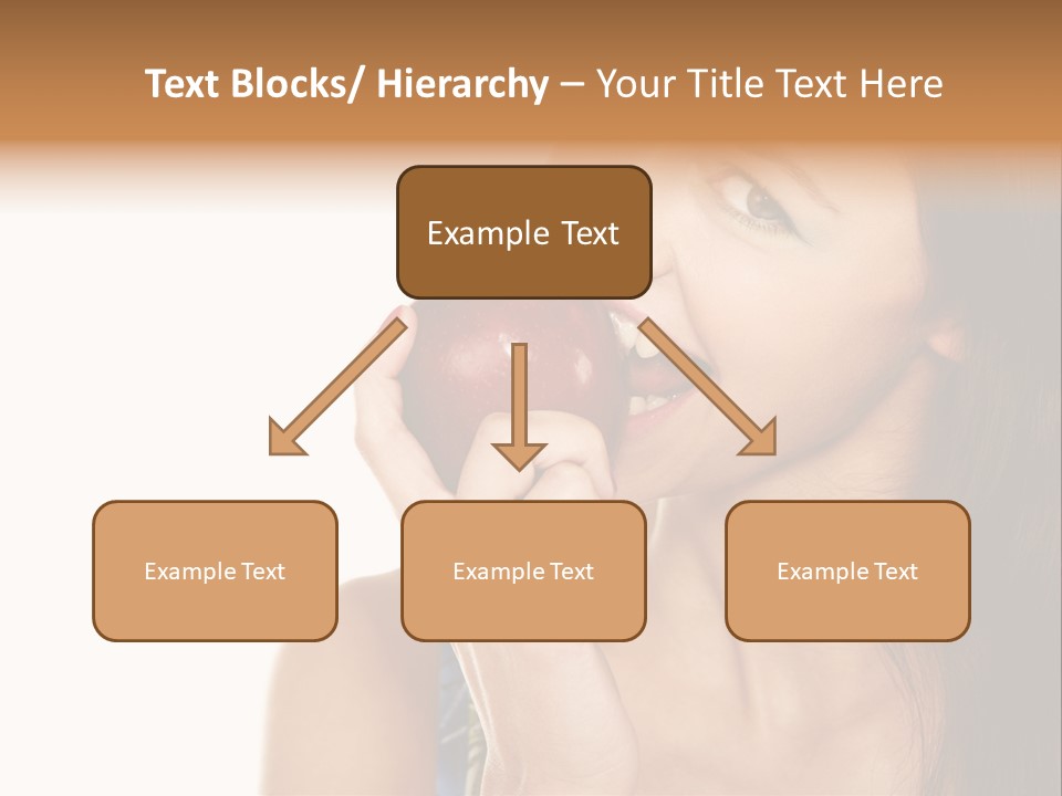 Holding Tanned Caucasian PowerPoint Template