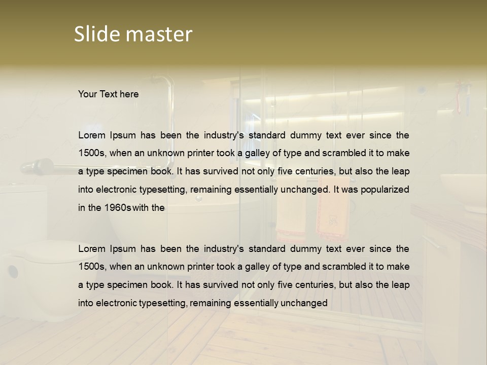 Bright Interior Home PowerPoint Template