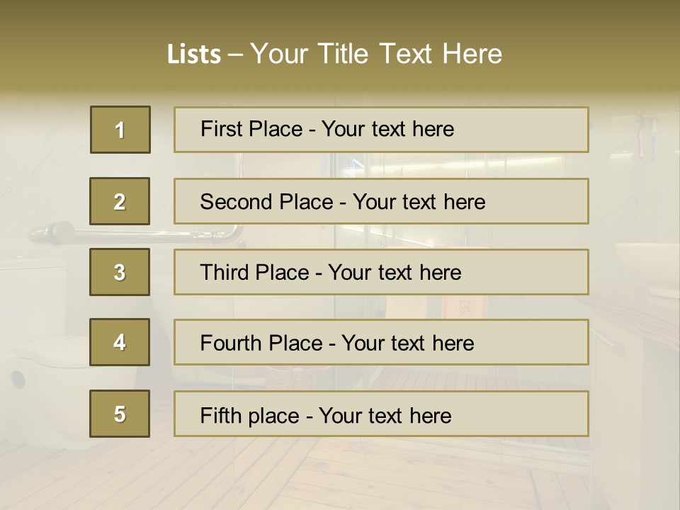 Bright Interior Home PowerPoint Template