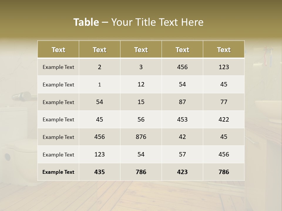 Bright Interior Home PowerPoint Template
