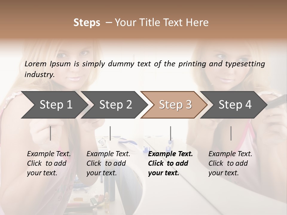 Health Bath Advertising PowerPoint Template
