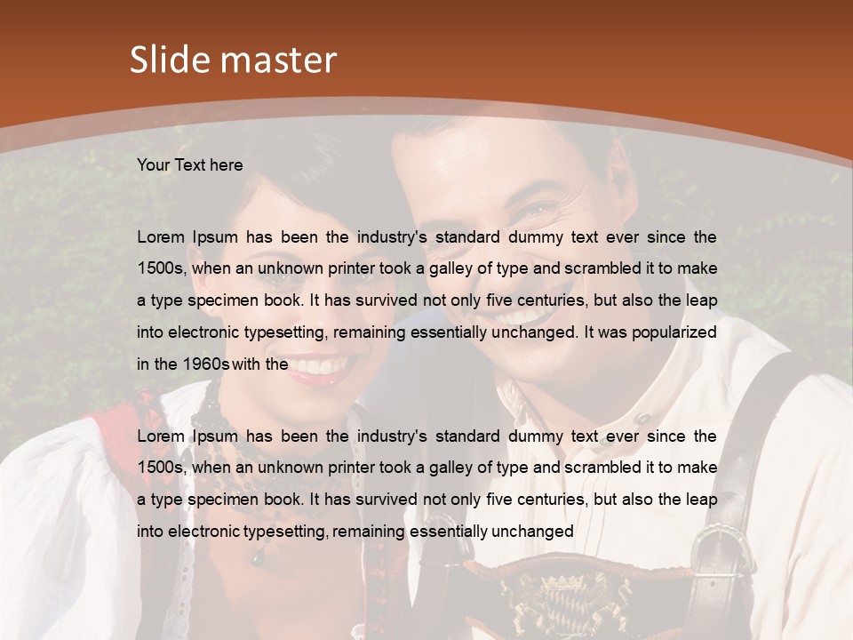 Ethnic Sunlit Munich PowerPoint Template