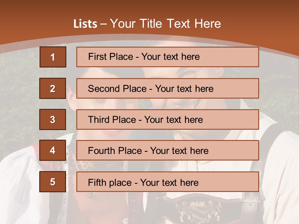 Ethnic Sunlit Munich PowerPoint Template
