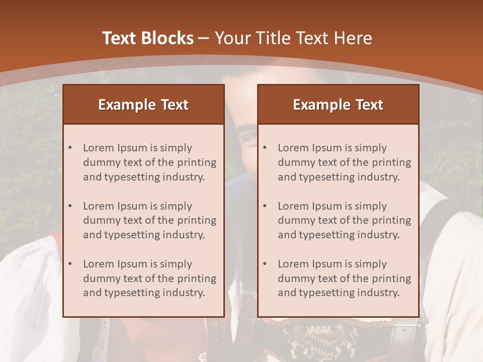 Ethnic Sunlit Munich PowerPoint Template