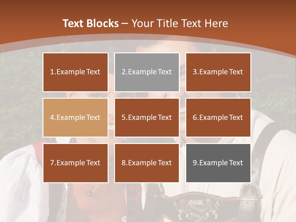 Ethnic Sunlit Munich PowerPoint Template