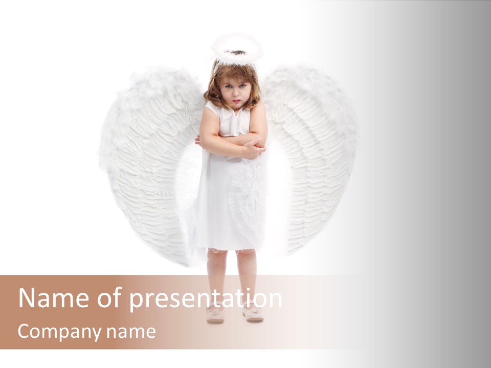 Happiness Kid Beauty PowerPoint Template