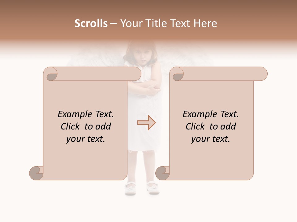 Happiness Kid Beauty PowerPoint Template