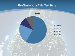 Clouds Idyllic Tree PowerPoint Template