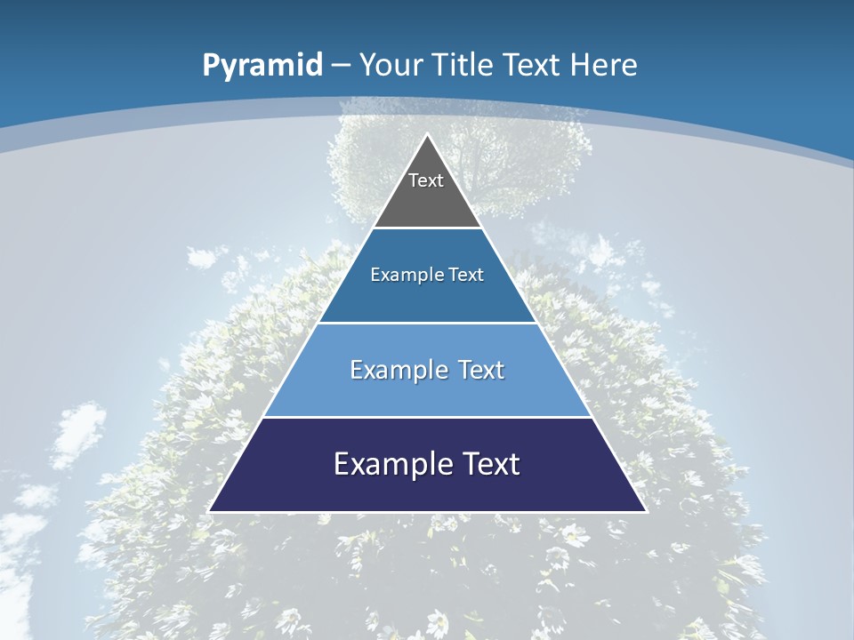 Clouds Idyllic Tree PowerPoint Template