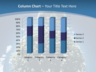 Clouds Idyllic Tree PowerPoint Template