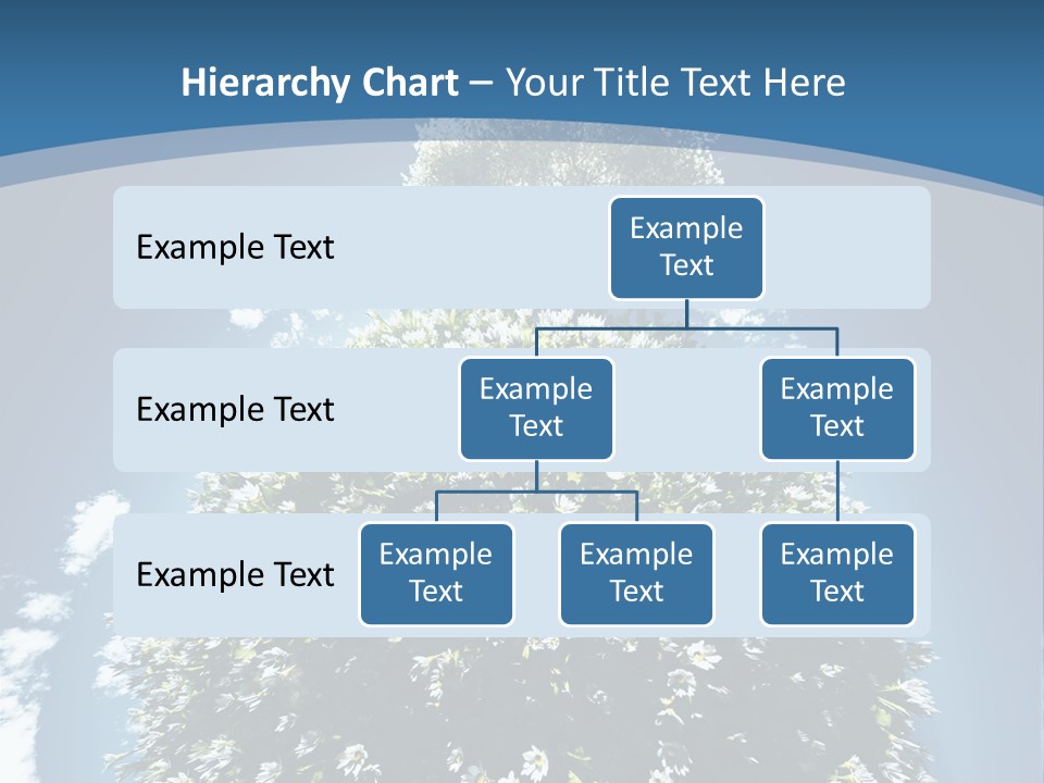 Clouds Idyllic Tree PowerPoint Template