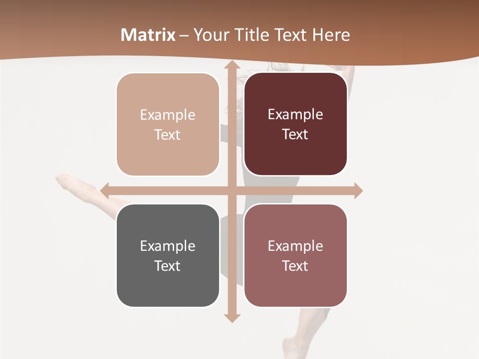 Elegance Ballerina Dancer PowerPoint Template