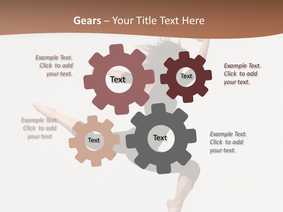 Elegance Ballerina Dancer PowerPoint Template