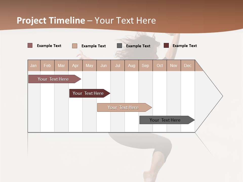Elegance Ballerina Dancer PowerPoint Template