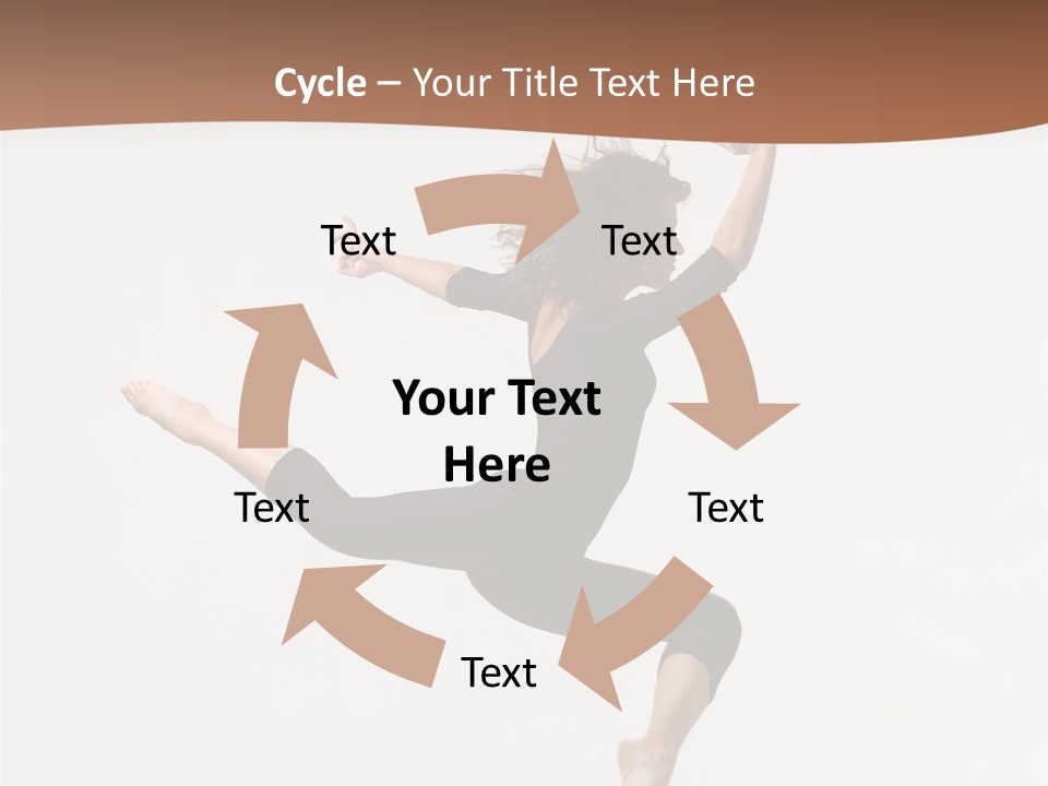 Elegance Ballerina Dancer PowerPoint Template