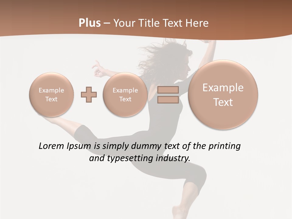 Elegance Ballerina Dancer PowerPoint Template