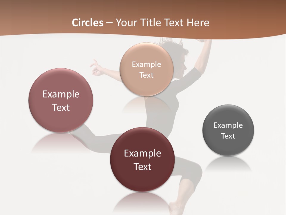 Elegance Ballerina Dancer PowerPoint Template