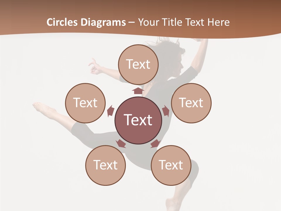 Elegance Ballerina Dancer PowerPoint Template