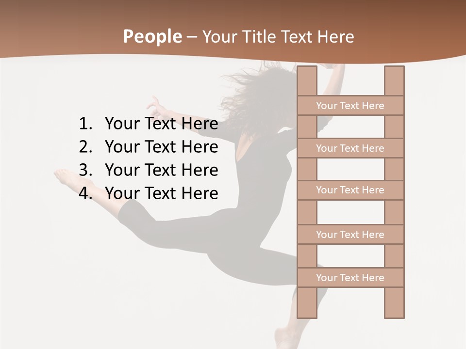 Elegance Ballerina Dancer PowerPoint Template