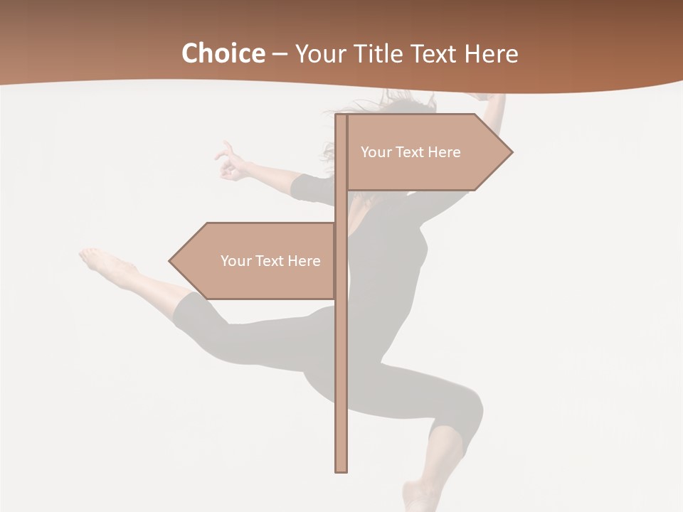 Elegance Ballerina Dancer PowerPoint Template
