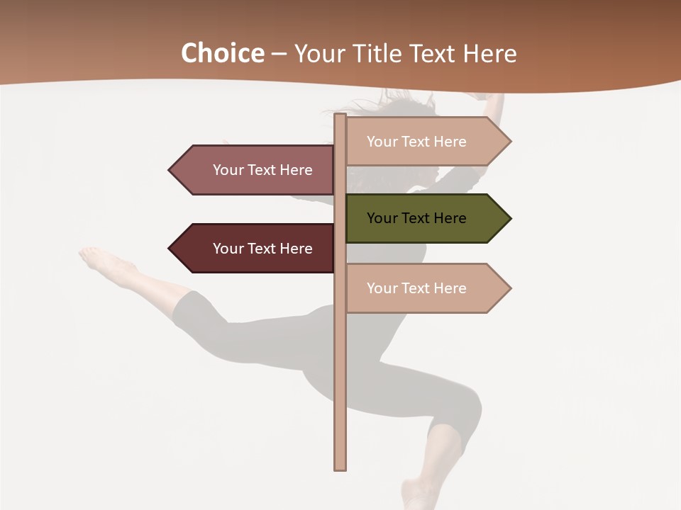 Elegance Ballerina Dancer PowerPoint Template