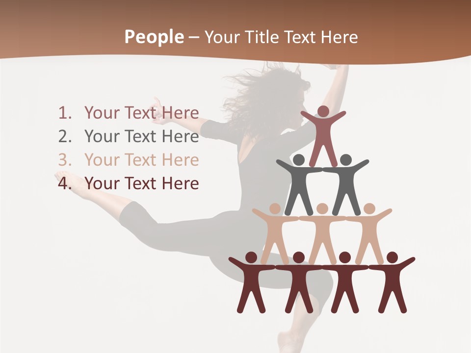 Elegance Ballerina Dancer PowerPoint Template