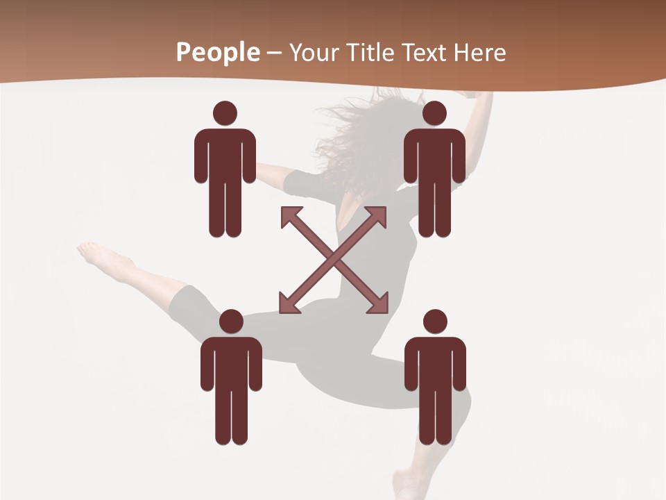 Elegance Ballerina Dancer PowerPoint Template