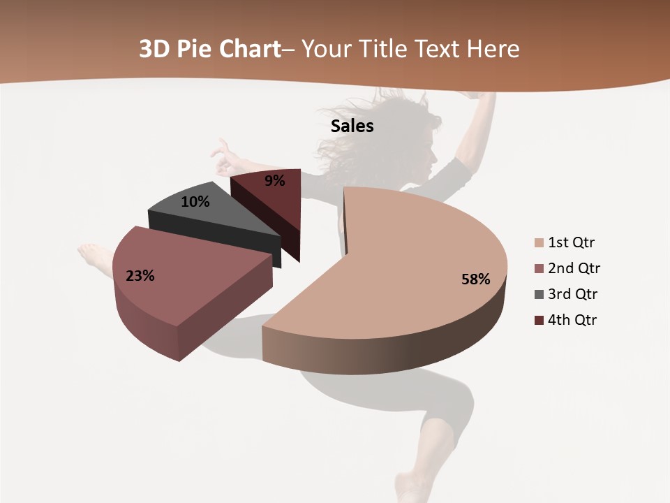 Elegance Ballerina Dancer PowerPoint Template