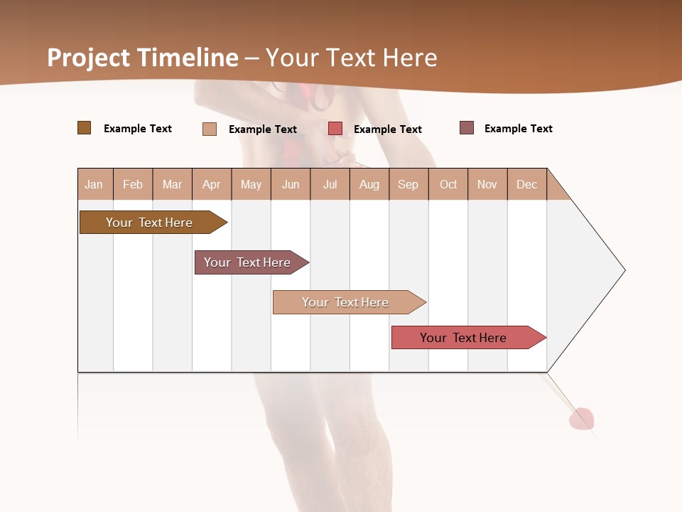 Heart Arrow Sign PowerPoint Template