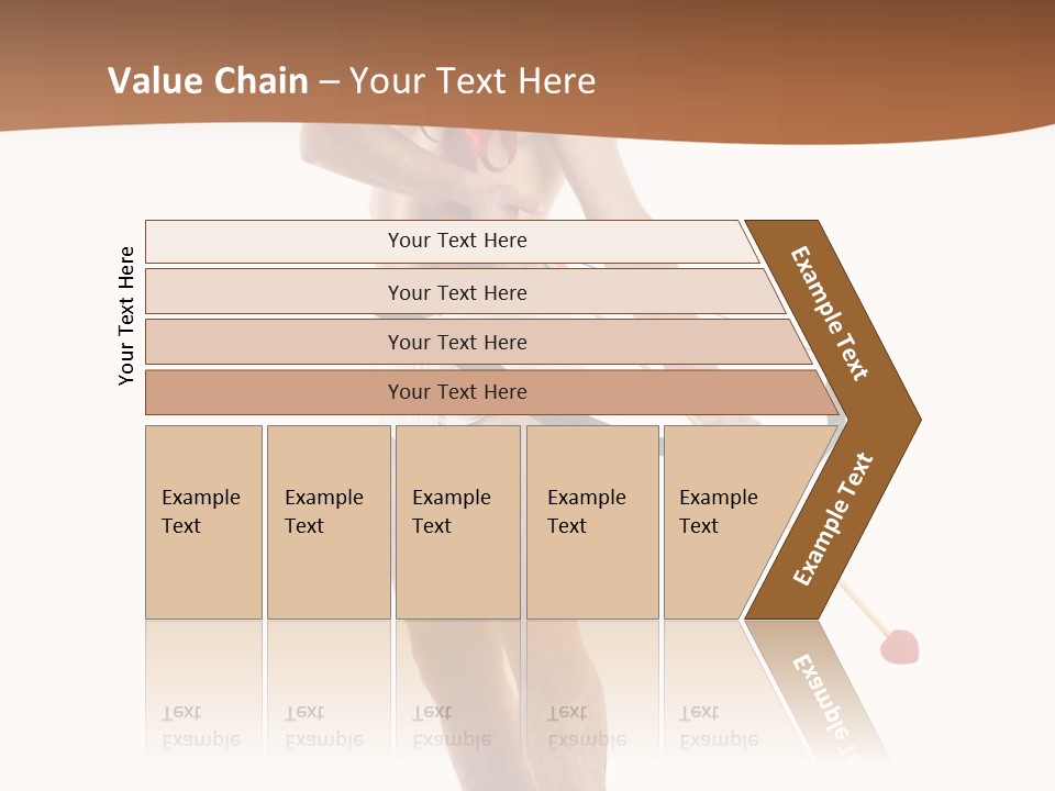 Heart Arrow Sign PowerPoint Template