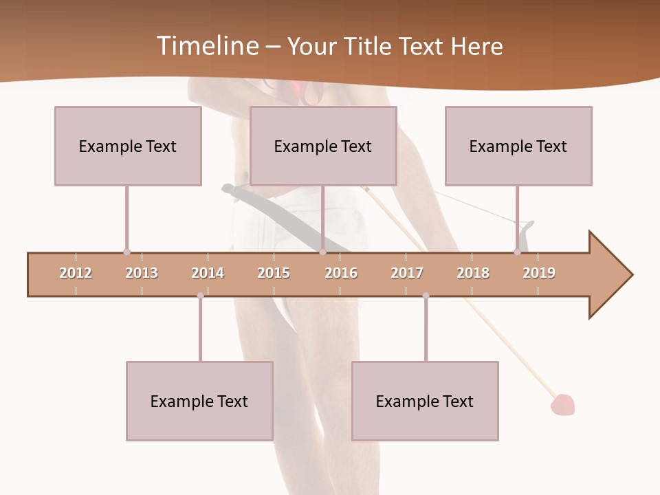 Heart Arrow Sign PowerPoint Template