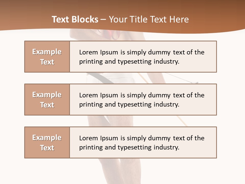 Heart Arrow Sign PowerPoint Template