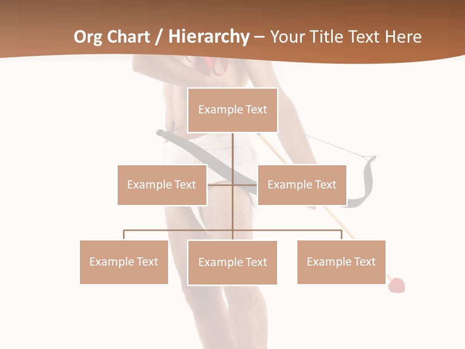 Heart Arrow Sign PowerPoint Template